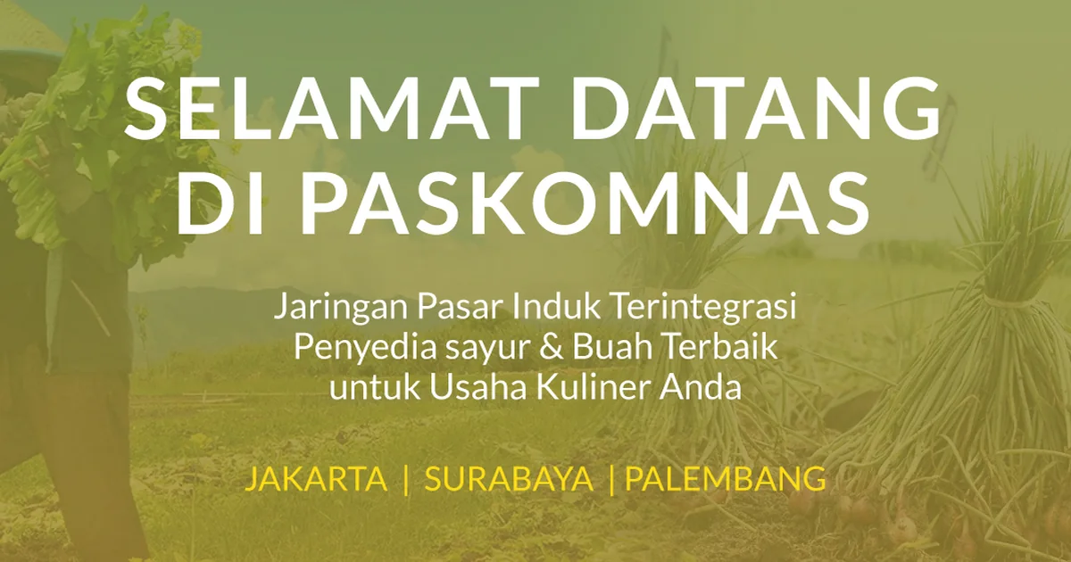 Diagram alur produsen, pasar induk, pedagang, dan pembeli
