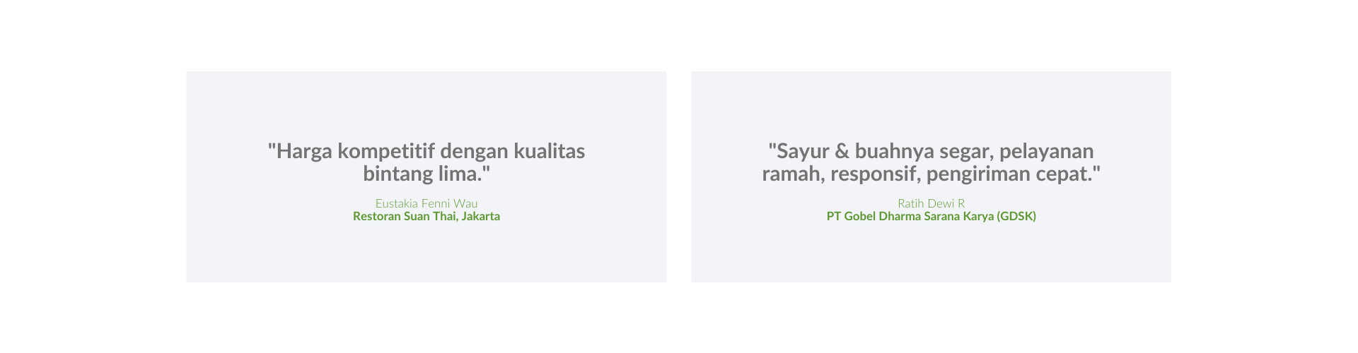 Paskomnas Testimonial